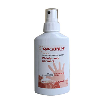 ox virin disinfettante mani